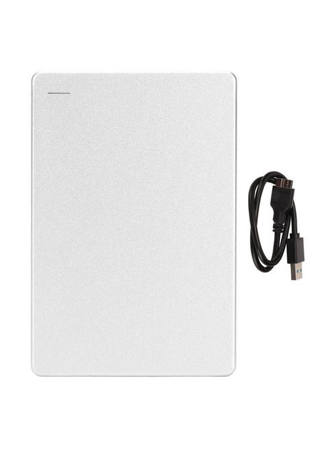 USB3.0 ultra-thin external mobile hard disk high-speed read and write 2.5-inch portable metal mobile external hard disk silver 160GB