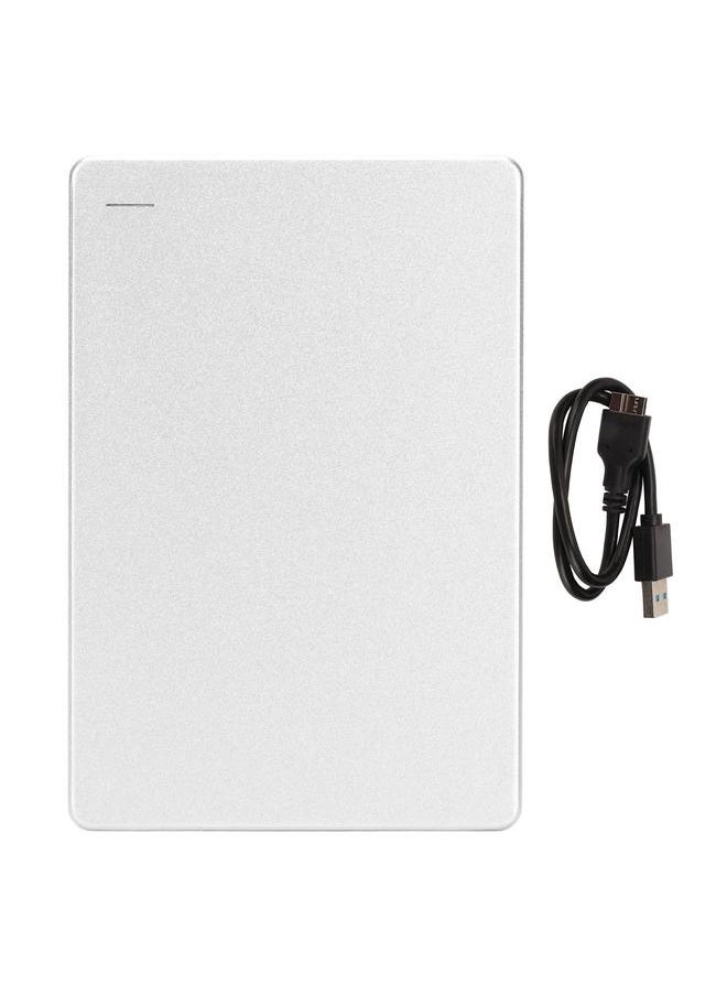 Thoraya USB3.0 ultra-thin external mobile hard disk high-speed read and write 2.5-inch portable metal mobile external hard disk silver 160GB  - Image 1