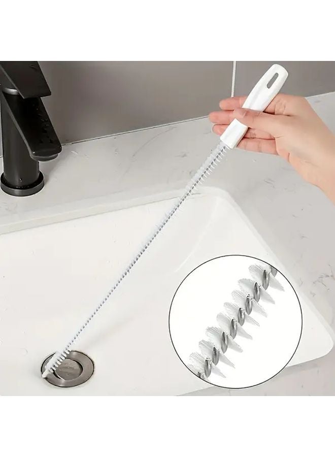 Manual Pipe Cleaner With Long Handle Heavy Duty Drain Snake For Sink Shower Toilet 1pc - Image 2