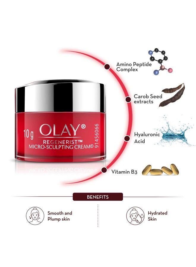 Olay صيغة ملء البشرة كريم النهار المصغر من ريجينريست مع حمض الهيالورونيك النياسيناميد و البنتاببتيدات (مناسب للبشرة العادية والجافة والدهنية والمختلطة 10 مل) - Image 5