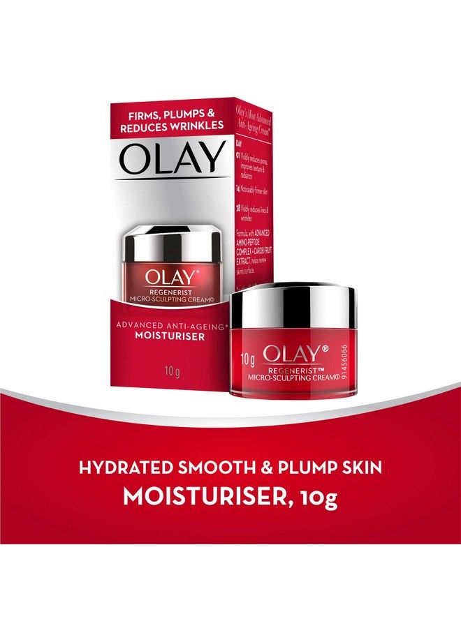 Olay صيغة ملء البشرة كريم النهار المصغر من ريجينريست مع حمض الهيالورونيك النياسيناميد و البنتاببتيدات (مناسب للبشرة العادية والجافة والدهنية والمختلطة 10 مل) - Image 4