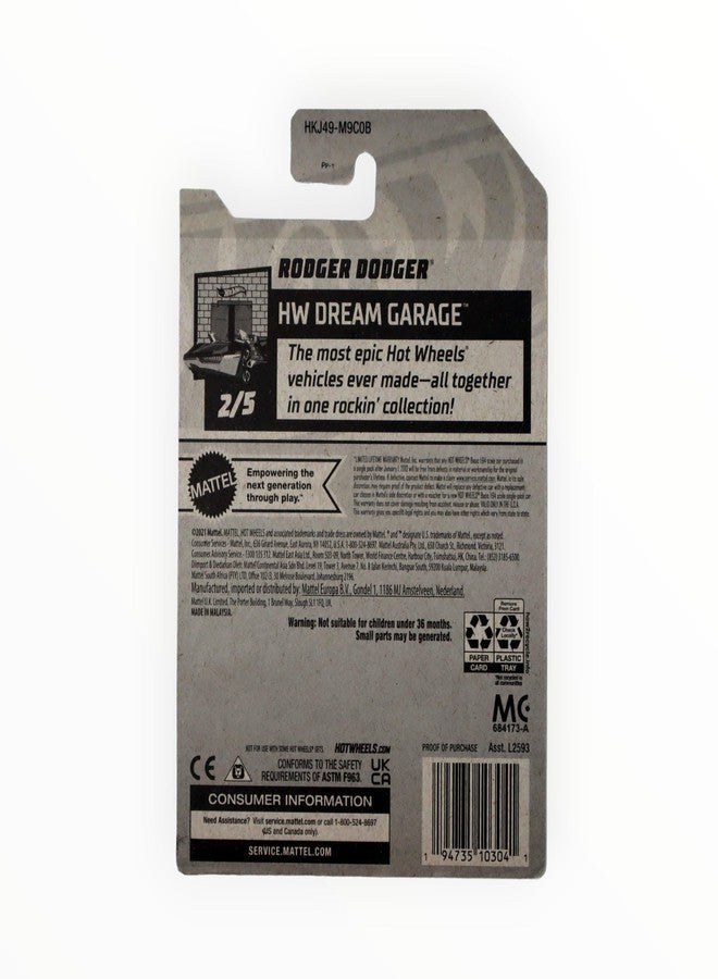 Hot Wheels - Rodger Dodger - HW Dream Garage 2/5-2023 - Unleashed Design Battle - Mint/NrMint Ships Bubble Wrapped in a Box - Image 3