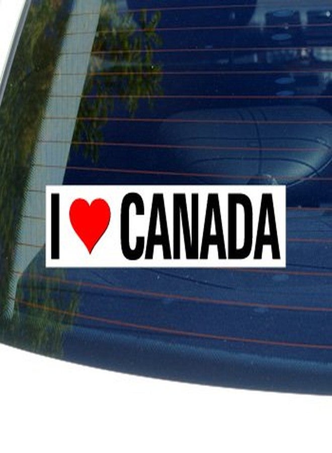 GRAPHICS & MORE I Love Heart Canada - Window Bumper Sticker