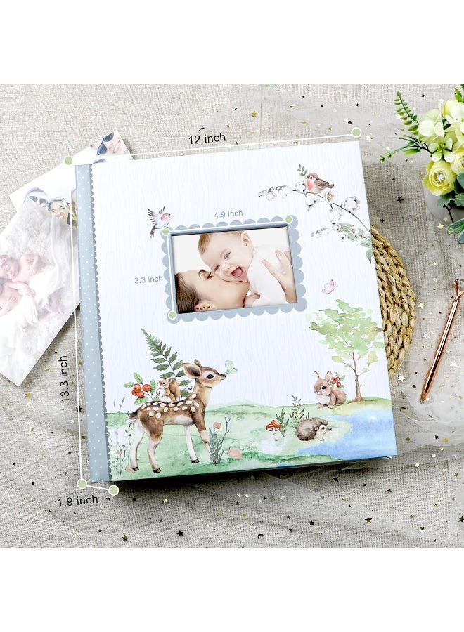 Holoary Baby Photo Album 4x6 500 Photos, Newborn Baby Keepsake Gifts for Baby Boy/Girl and New Parents, Woodland Animals Design Baby Photo Albums - Image 2
