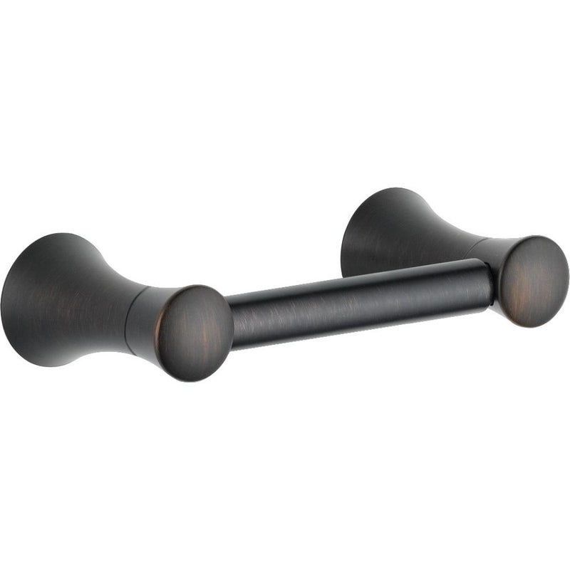 Delta Delta Lahara (1-Pack) Toilet Paper Holder Venetian Bronze Tissue Roll Holder for Bathroom Organization and Storage Pivoting Toilet Tissue Holder Wall Bathroom Accessories 73850-RB - Image 1