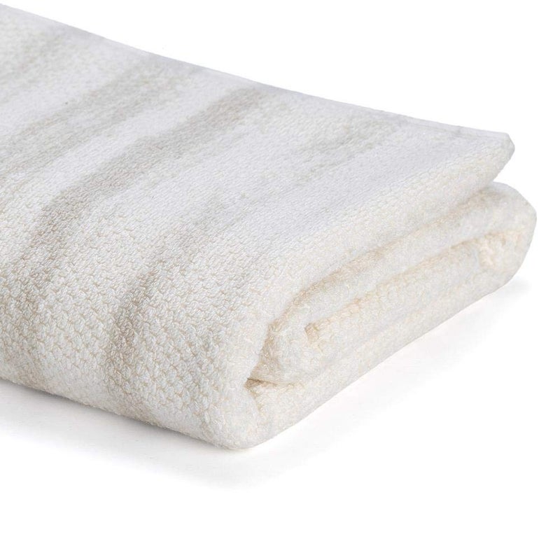 Himêya Himeya 100 Cotton Bath Towel 500 GSM UltraSoft Absorbent Perfect for Daily Use Pack of 1 Luxurious Comfort for Your Bathroom White - Image 2
