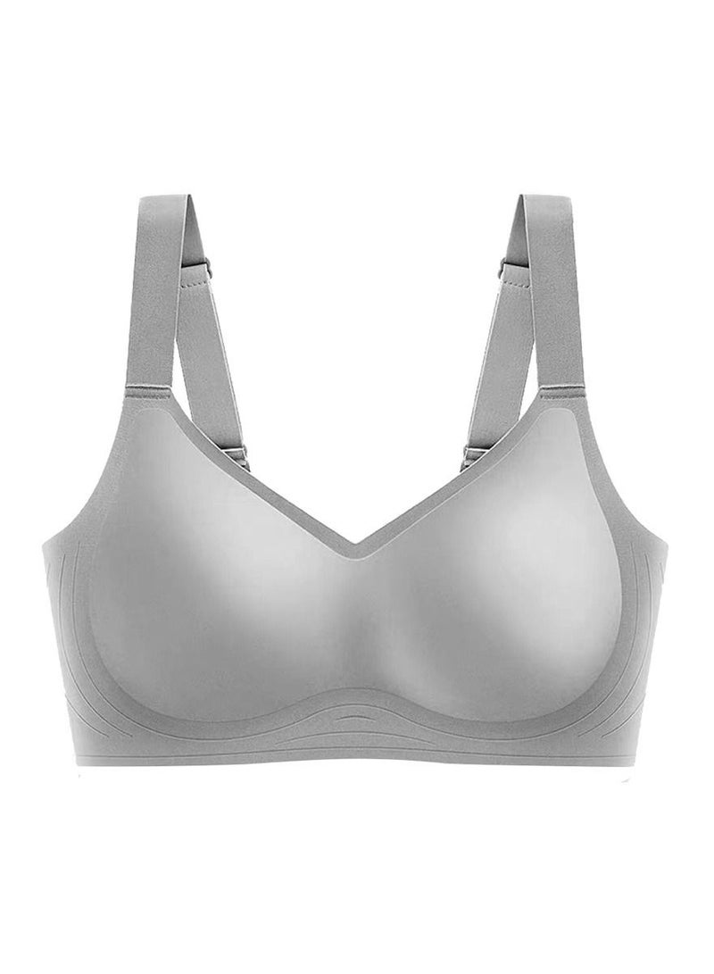 No Steel Ring Gathering Shock Proof Sports Bra