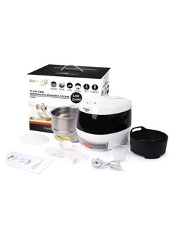 Low-Sugar 3L Rice Cooker - Versatile Non-Stick Cooking Pot for Rice, Steaming, Reheating, Soup & Meat - Timer-Controlled Vegetable & Porridge Preparations - Healthy Eating & Diabetic-Friendly