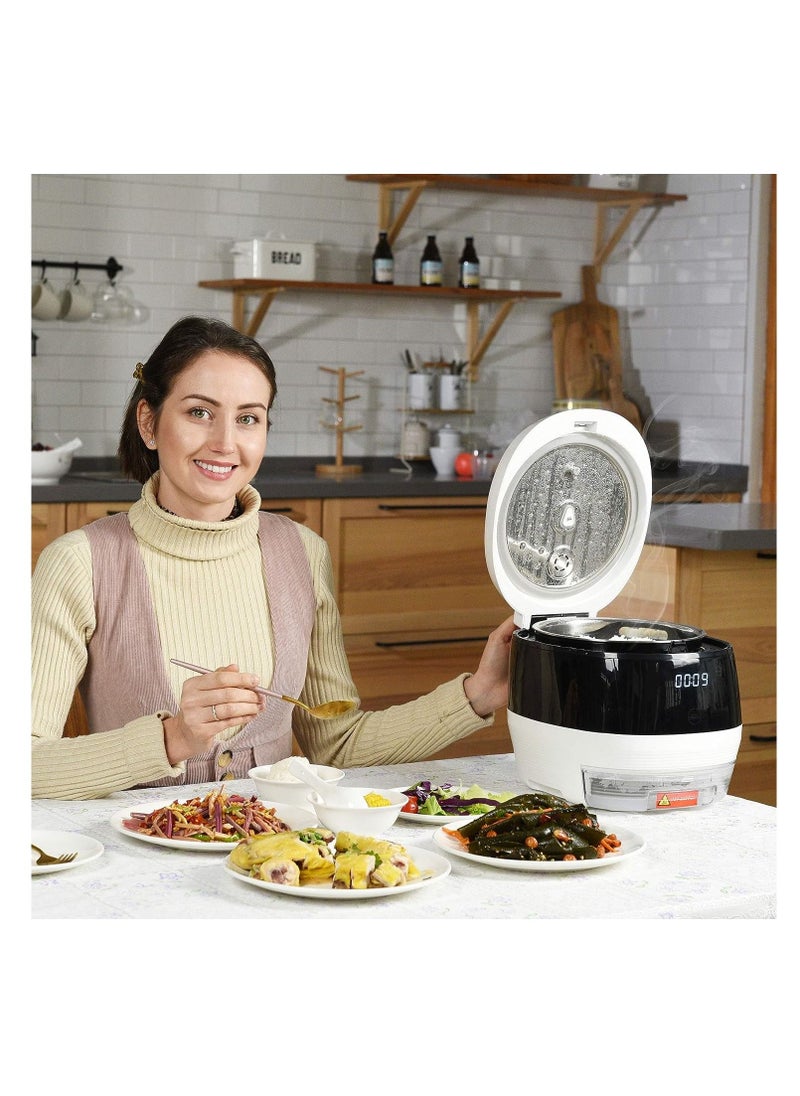 DARKOGT - Low-Sugar 3L Rice Cooker - Versatile Non-Stick Cooking Pot for Rice, Steaming, Reheating, Soup & Meat - Timer-Controlled Vegetable & Porridge Preparations - Healthy Eating & Diabetic-Friendly - Image 1