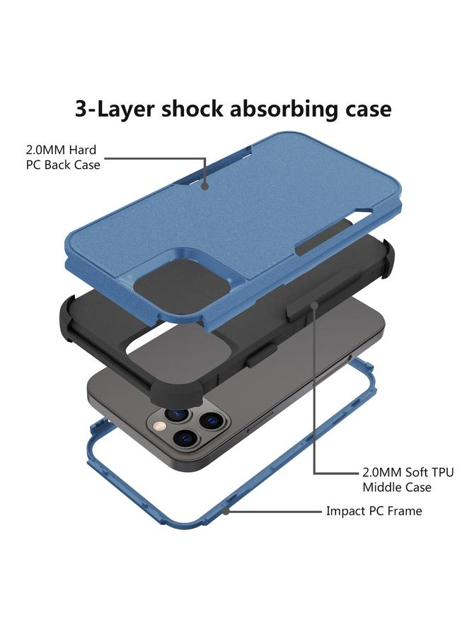 S-TOP Case For iPhone 13 Pro Commuter Shockproof TPU + PC Protective Case - Image 5
