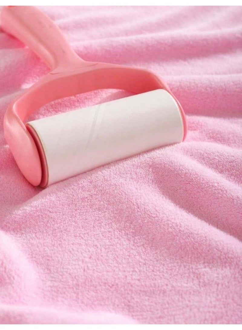 مناشف أطفال فاخرة وفائقة الامتصاص وناعمة للغاية | منشفة استحمام ناعمة ومحبوبة لحديثي الولادة والأطفال الصغار حتى عمر سنتين | لون زهري - Image 5