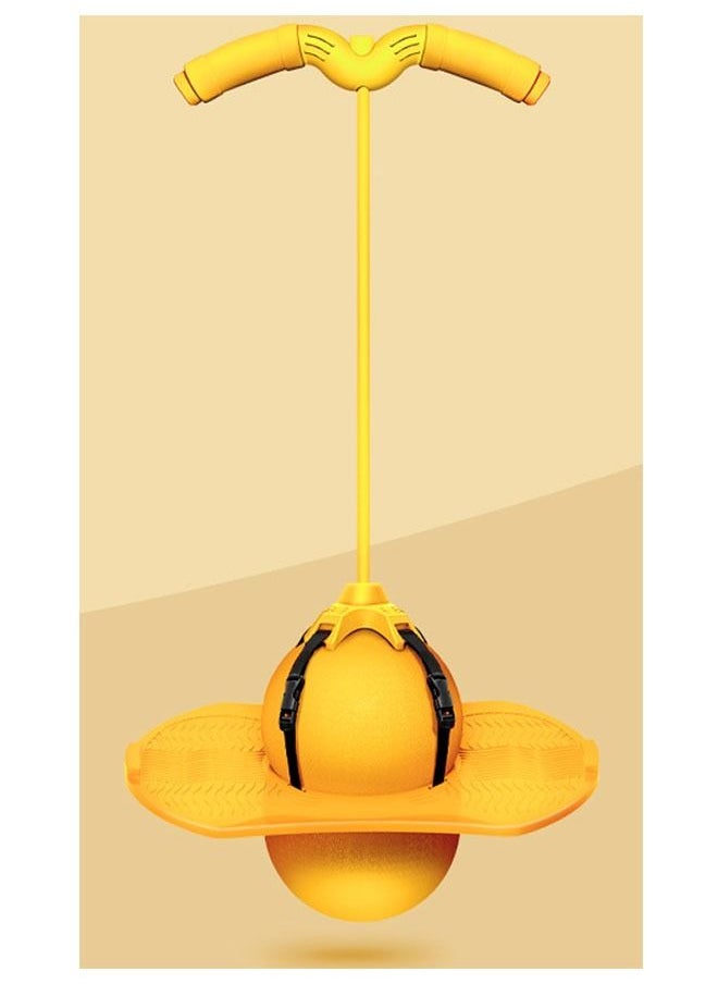 ZCM-HAPPY Children's High Jump Ball Long Height Fitness Equipment Aerobic Balance Coordination Exercise Toy with Pump 