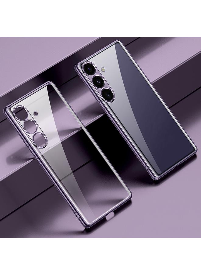 SULADA Case For Samsung Galaxy S25 5G Electroplating TPU Transparent Phone Case - Image 1