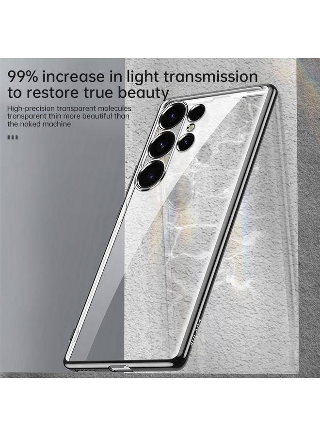 SULADA Case For Samsung Galaxy S25 5G Electroplating TPU Transparent Phone Case - Image 4