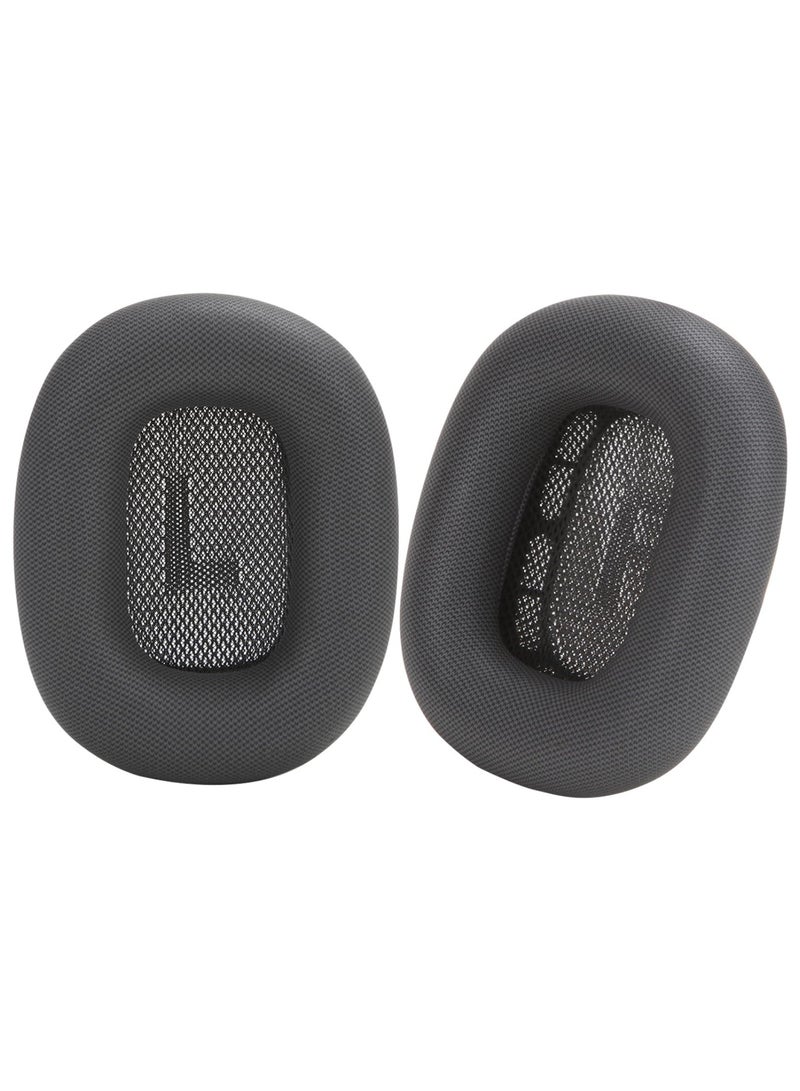 Ear Cushions for AirPods Max Headphones Earpads Replacement Ear Pad Covers Earmuffs with Protein Leather Memory Foam and Magnet (Black)  - Image 1