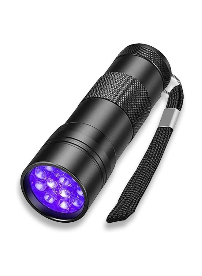 PROMASS UV Flashlight Black Light, 21 LED 395nm Ultraviolet Blacklight For Dog Urine,Pet Stains And Bed Bug, Portable Ultraviolet Light Detector, Mini Blacklight Pet Urine Detector (Small)  - Image 1