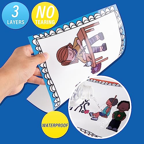 Alpurple 9 Pcs A4 Classroom Rules Posters, Preschool Class Rules Poster, Classroom Rule Behavior Educational Posters, Good Habits Manners Chart for Preschool and Primary school Supplies - Image 3