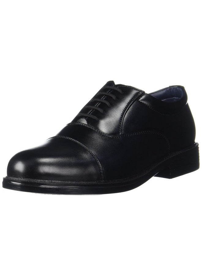 Bata - Bata Men Boss-Rig Black Formal Uniform Dress Shoe, 8 UK - Image 1