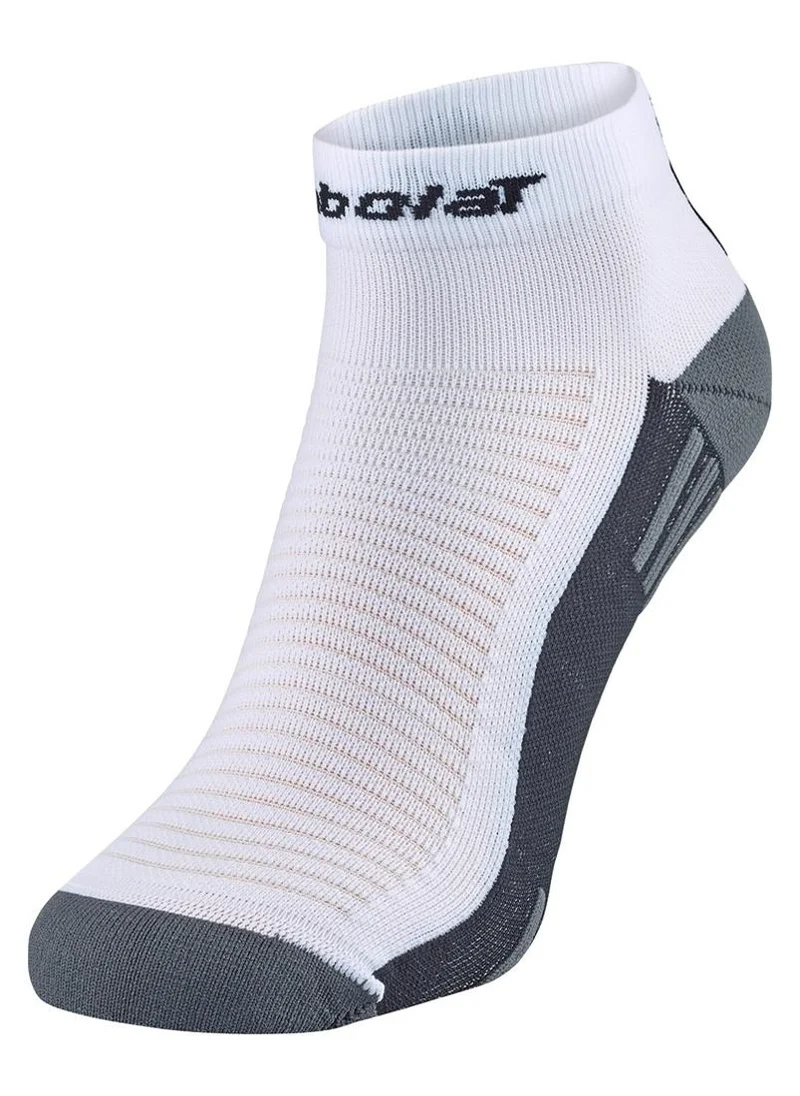 بابولات Babolat Padel Padel Quarter Socks-5Ua1324P-1001, Color - White, (French Brand)