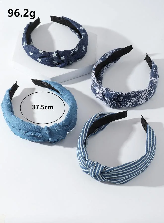 Take Two Take Two Set of 4 - Printed Twist Headband