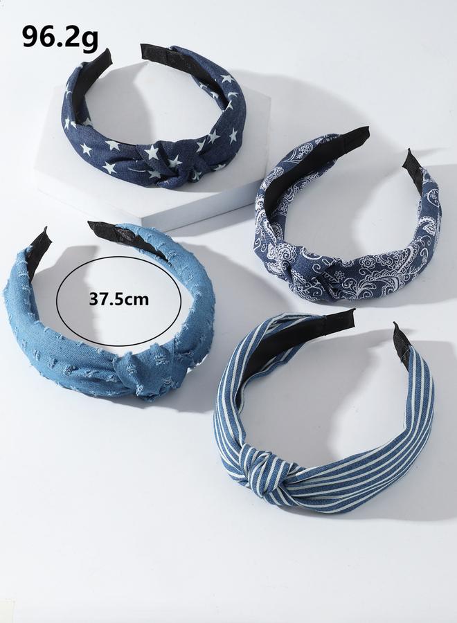Take Two Set of 4 - Printed Twist Headband - Image 1