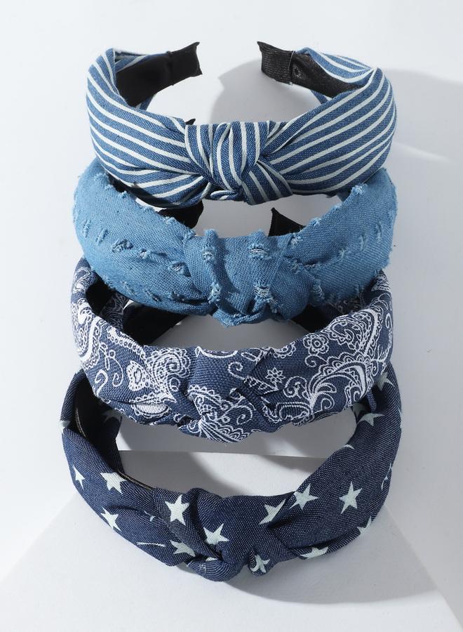 Take Two Set of 4 - Printed Twist Headband - Image 3