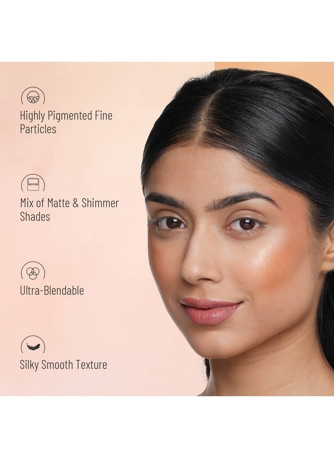 Swiss Beauty - Ultra Blush Palette With Highly Blendable Shades | Pigmented Blusher For A Natural Flush | Shade-3, 16Gm| - Image 1
