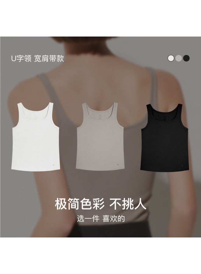 ubras Ribbed Base Layer Soft Minimalist Slimming Camisole For Women, Wearable As Innerwear Or Outerwear - Image 4