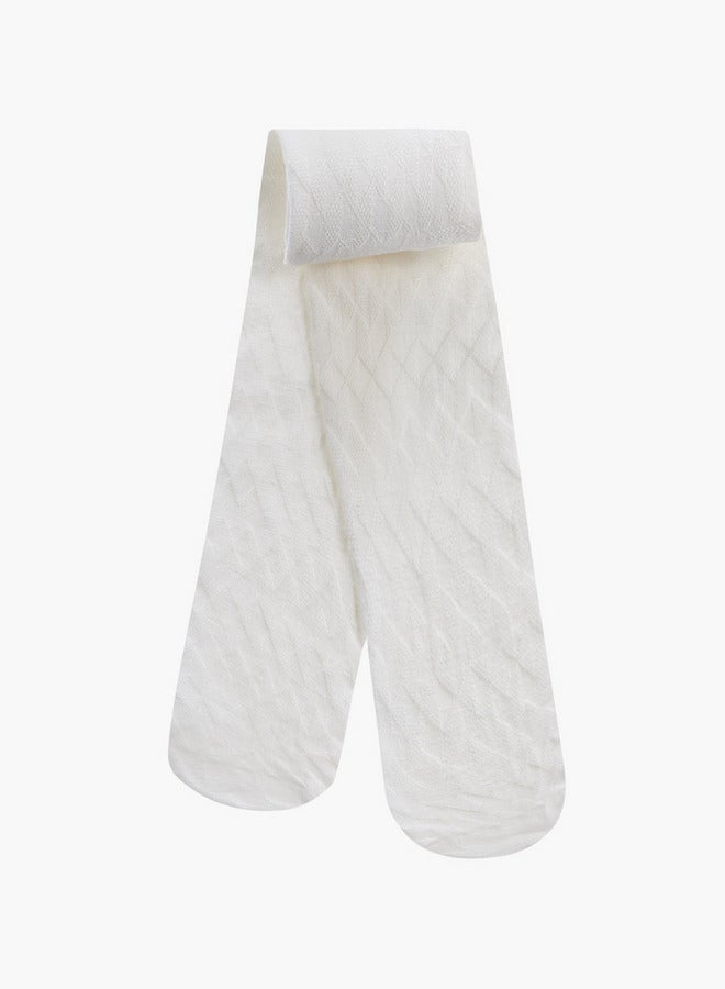 Little Missy Girls Tights with Elasticated Waistband - Set of 2 - Image 2