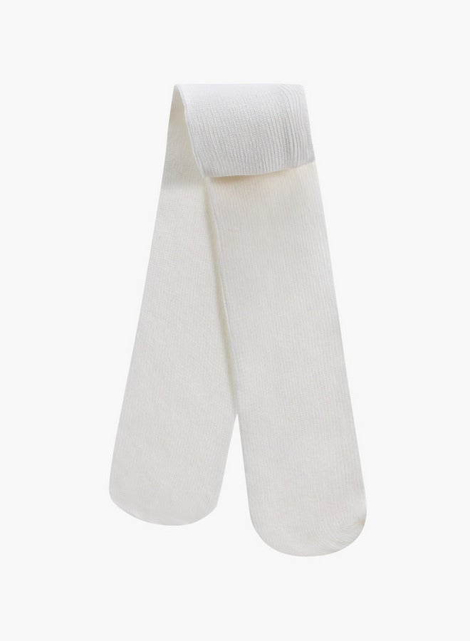 Little Missy Girls Tights with Elasticated Waistband - Set of 2 - Image 3