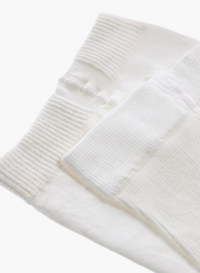 Little Missy Girls Tights with Elasticated Waistband - Set of 2 - Image 5