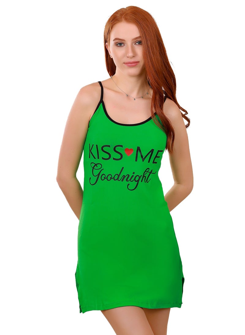 Selina Wear Selina Wear Nightgown Green Sleepwear  - Image 1