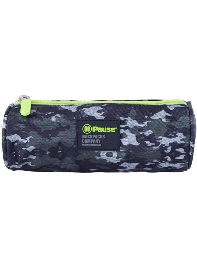 School Zipper Closure Pencil Case Black