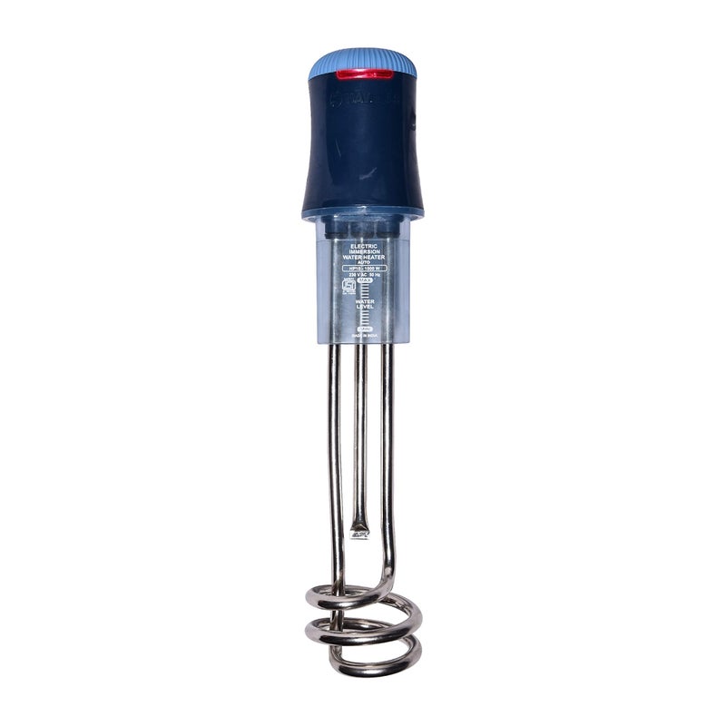 Havells Plastic Hp10 Auto 1000 watts Immersion Heater|Isi Mark Heavy Duty 3 Pin Moulded Plug,Touch Protection Cover|Waterproof,Heating Indicator,Nickel Plating,Warranty: 2 Year Comprehensive|(Blue) - Image 3