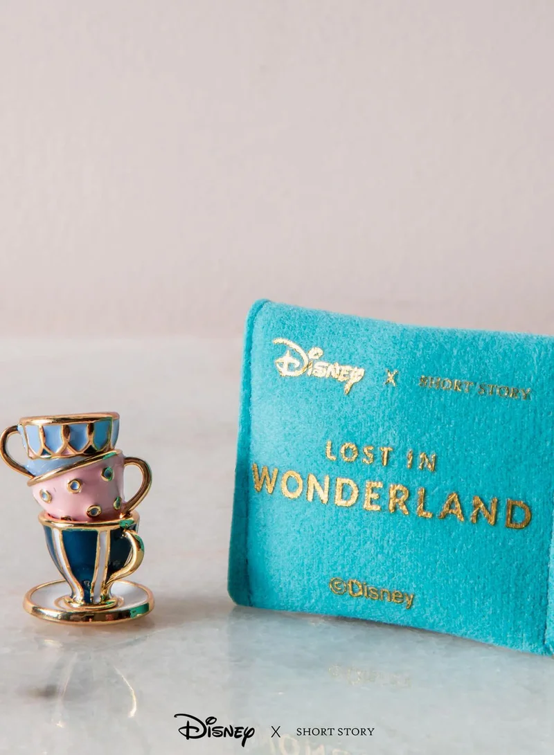 Short Story Disney Alice In Wonderland Teacups Trinket Pouch