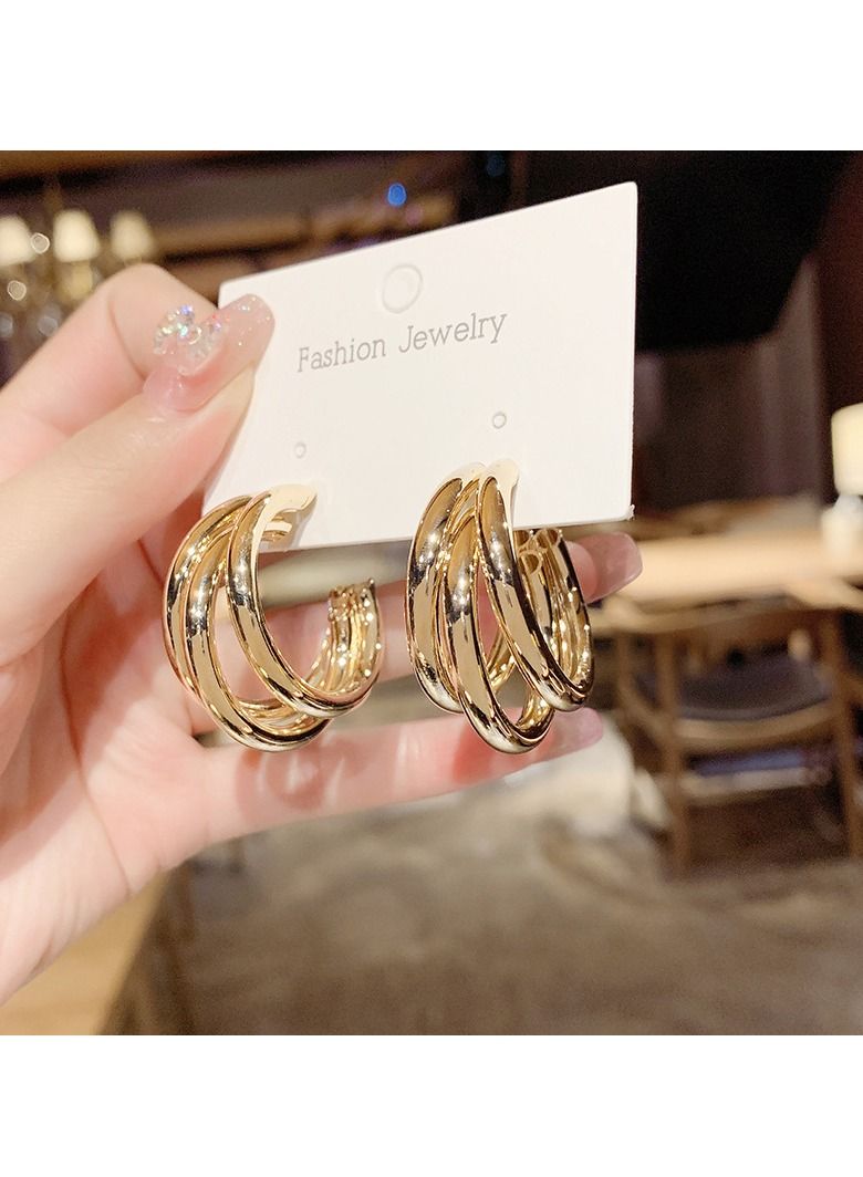 Advanced Three Ring Earrings - Image 1