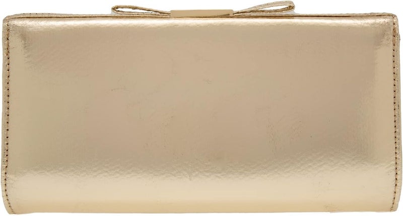 JNB Women's Metallic Material Clutch Purse - Image 2