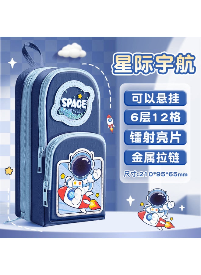 Kaba Bear School Bag Pen Bag Good-looking Girls Stationery Bag Large Capacity Pen Box Elementary School Stationery Box Stationery Storage - Image 1