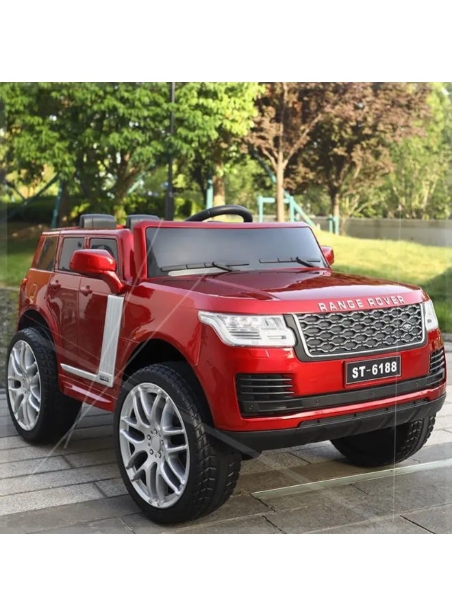 Range Rover Electric Car for Kids with Remote Control - Red - Image 1