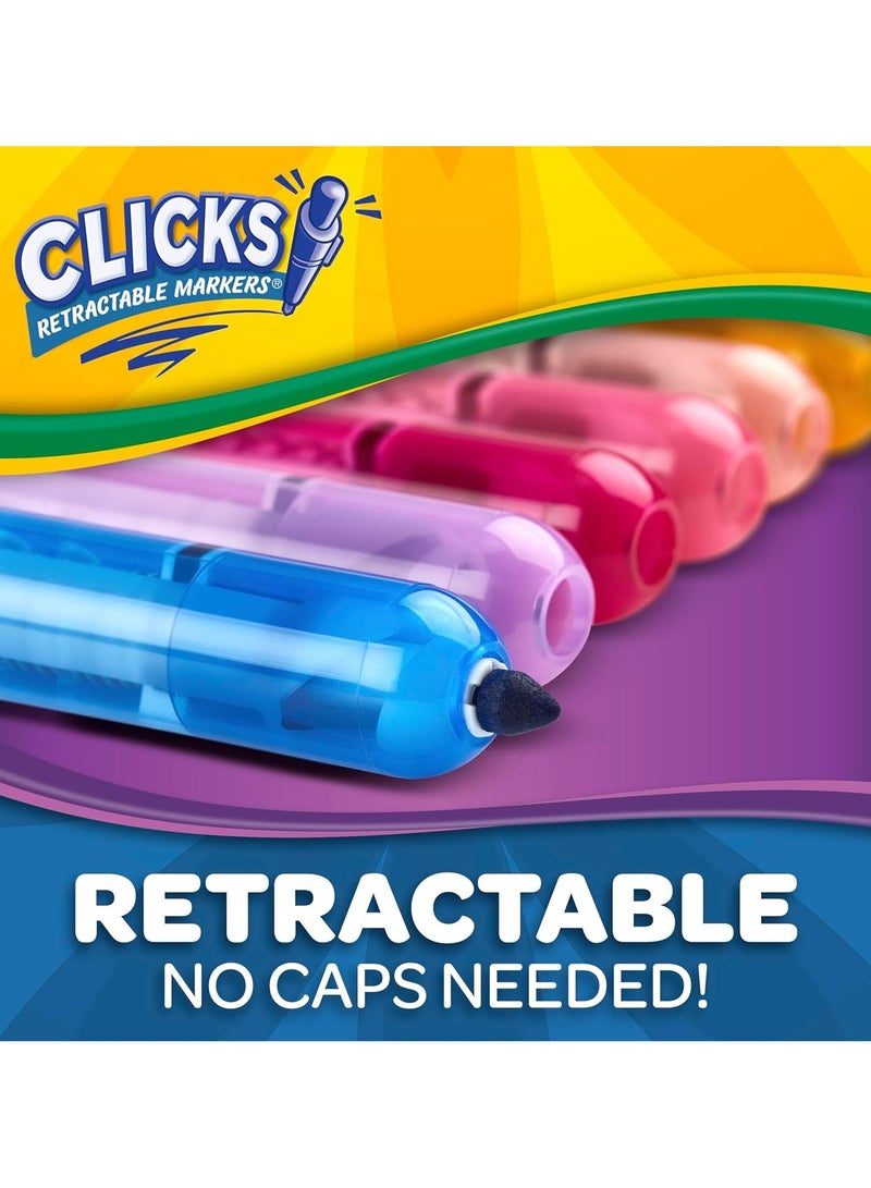 كرايولا أقلام تلوين كرايولا ١٠ قطع قابلة للغسل والسحب، جريئة ومشرقة - Image 5