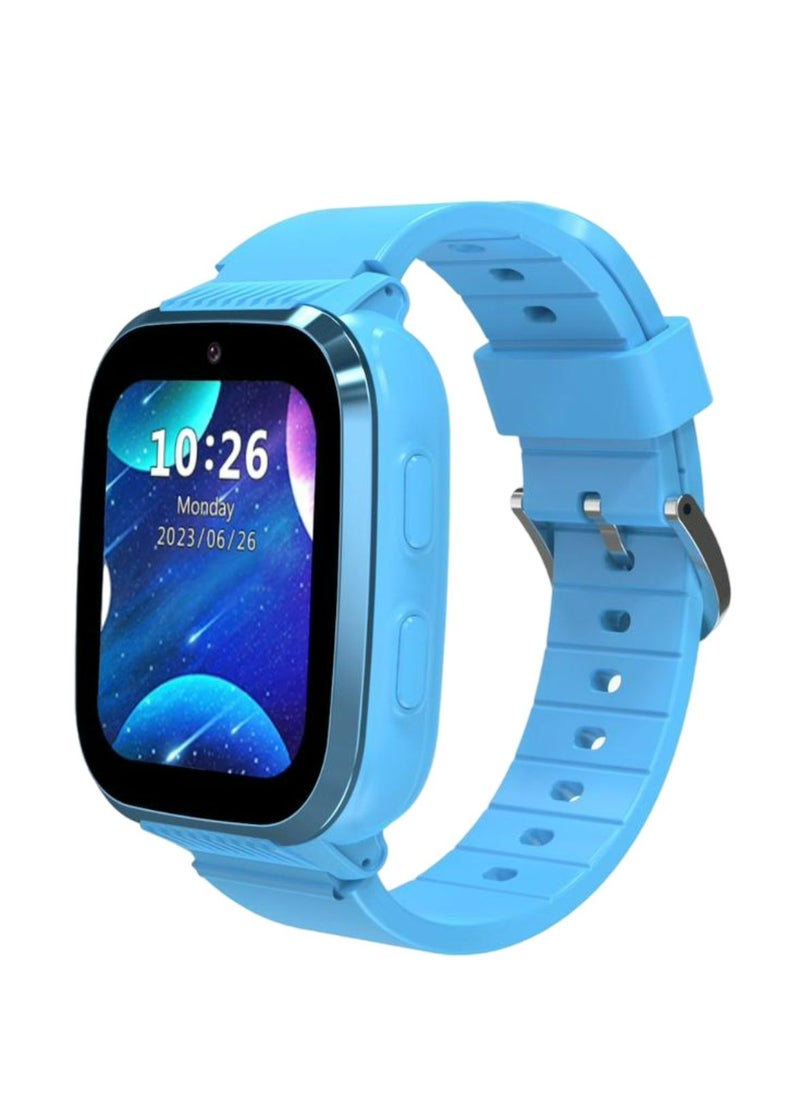 4G Kids GPS 1.85 inches Smart Watch Junicare with Touch Display, 36 Hours Working Time, 3 Hours Charging Time, Video Calling - Blue