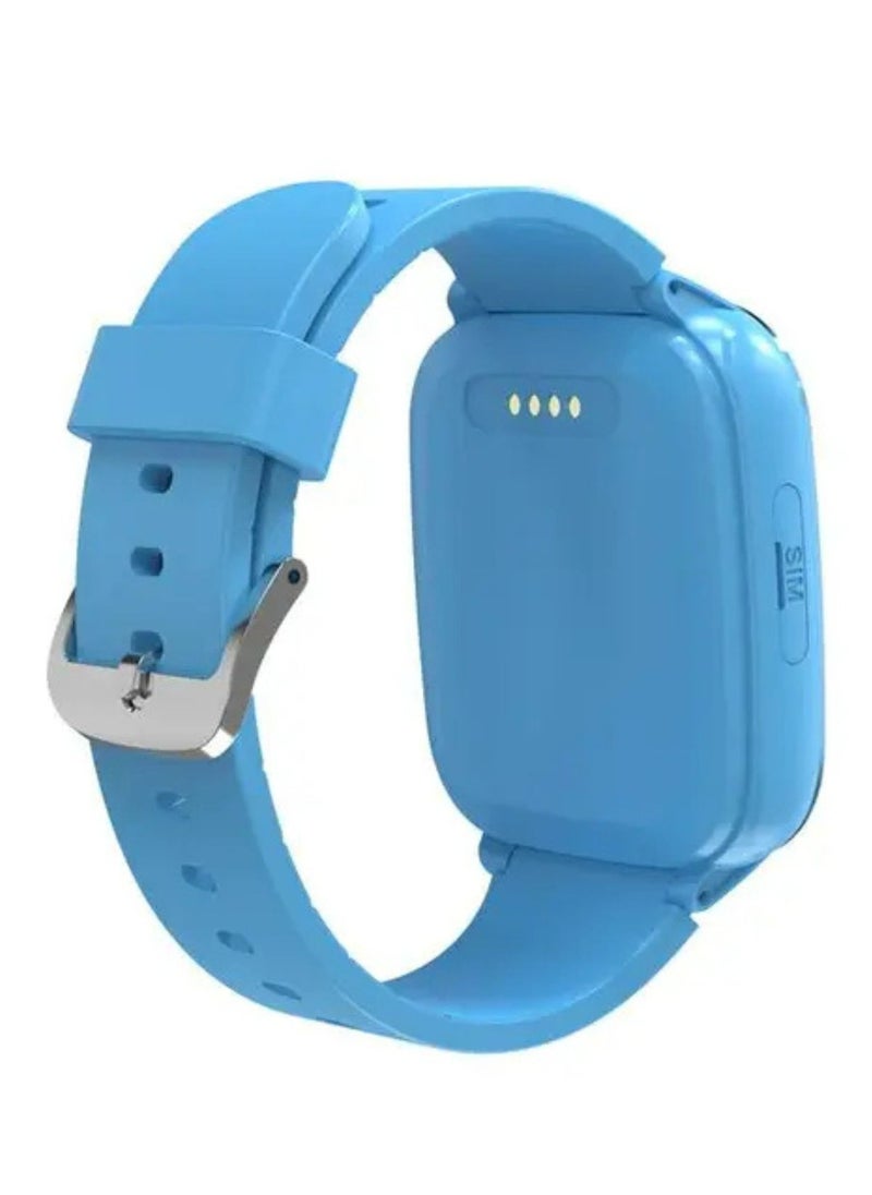 4G Kids GPS 1.85 inches Smart Watch Junicare with Touch Display, 36 Hours Working Time, 3 Hours Charging Time, Video Calling - Blue