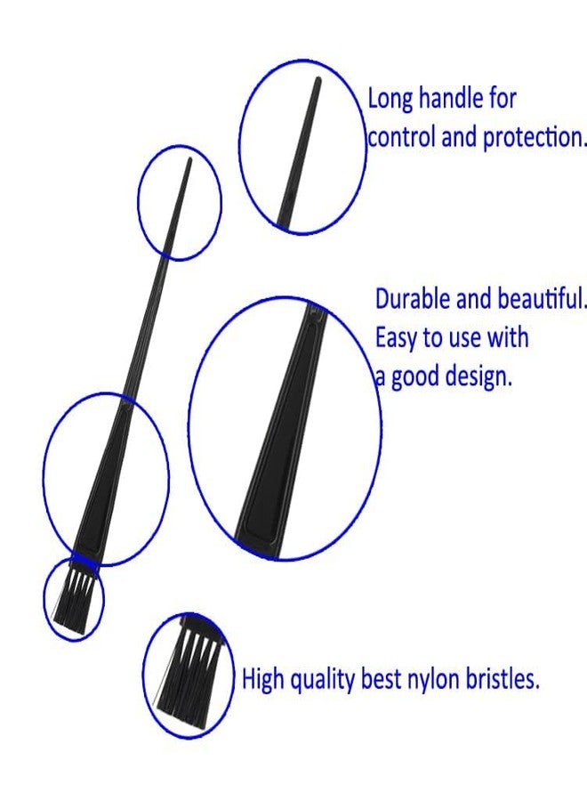 Rinpoche Mini Coloring Professional Hair Dye Brush Hairdressing Tinting Color Applicator Hair Brushes for Salon, Bleach (Multicolor) (Pack of 5) - Image 1