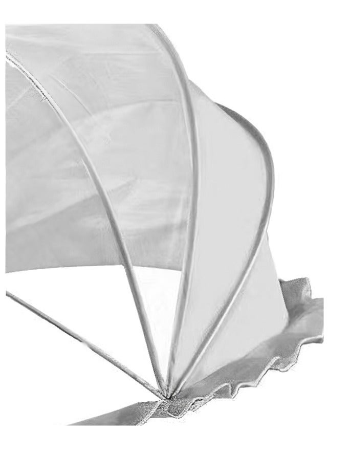 Baby cot mosquito net is portable and foldable, encrypted baby mosquito net sunscreen to protect children from mosquito bites.  - Image 2
