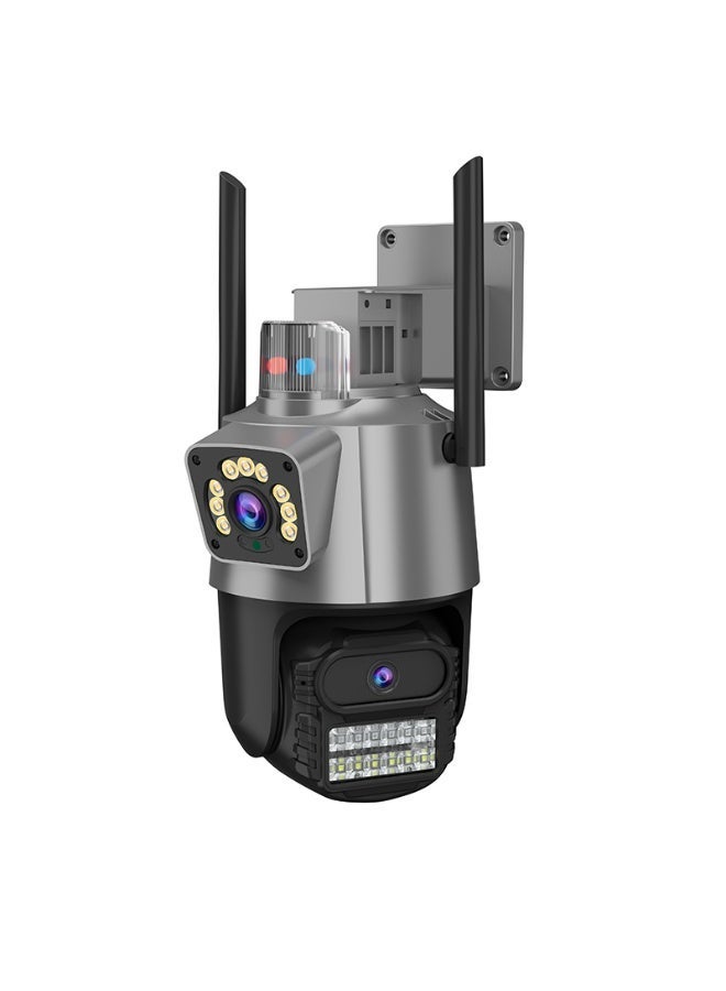 JORTAN WiFi Security Camera 8MP Dual Lens Outdoor, PTZ 360°, AI Auto Tracking, Color Night Vision, 2-Way Audio, IP66 Waterproof, 6X Zoom, ICSEE CCTV Camera - Image 1