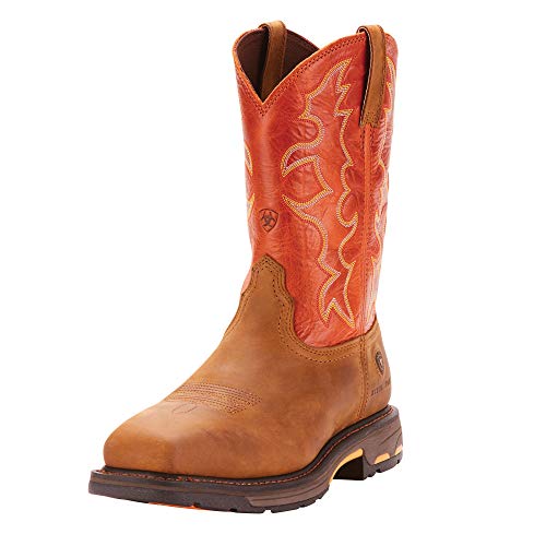 ARIAT أحذية العمل من أرييت ووركهوغ واسعة مقدمة مربعة مع حديد صلب - حذاء عمل جلدي للرجال - Image 5