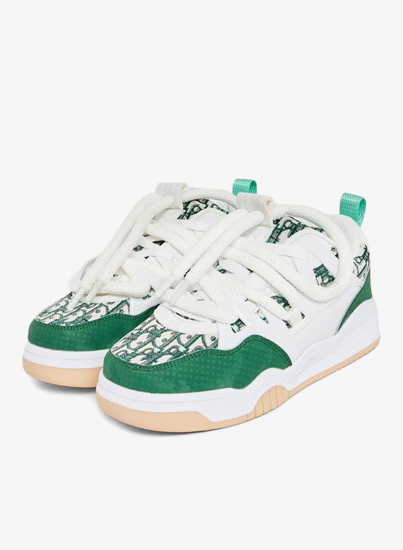 Styli Active Thick Lace Self Design Platform Sneakers - Image 2