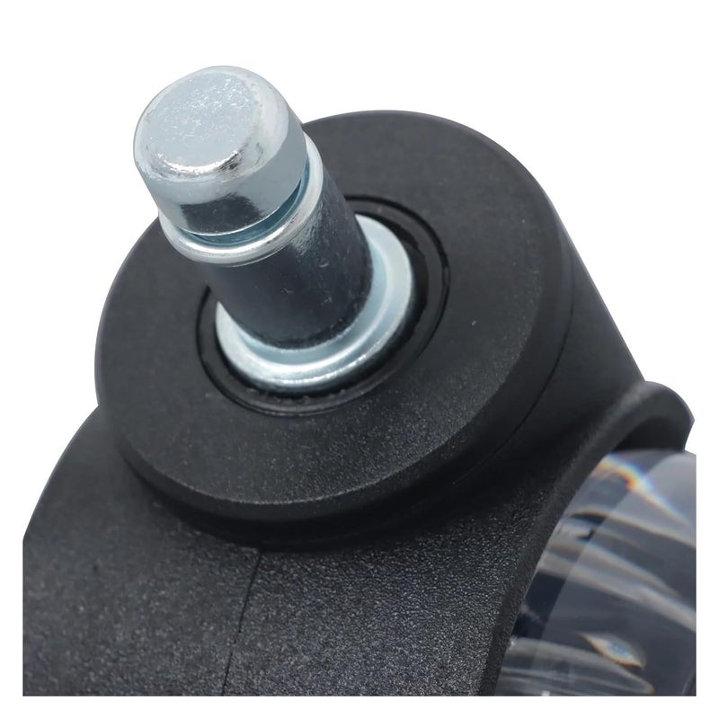 عجلات كرسي ثقيلة متعددة الاستخدامات 5 قطع، تدوير هادئ لجميع الأرضيات والسجاد - Image 3