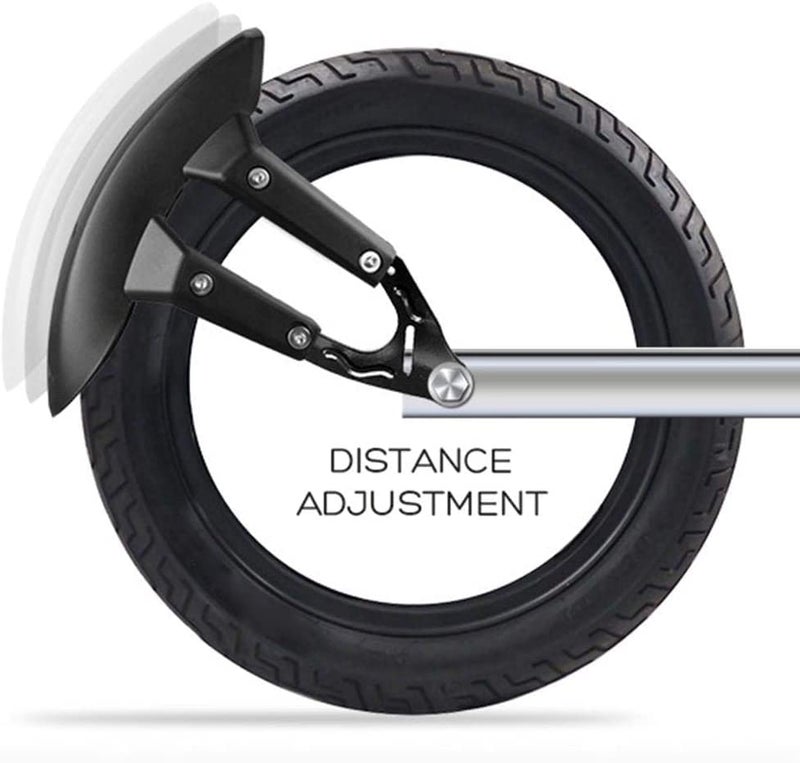 Asryd Rear Tyre Flexible Mudguard Bike Splash Guard ABS Material Compatible with Bajaj Pulsar 180F . - Image 2