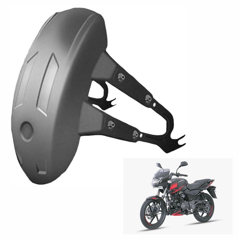 Asryd Rear Tyre Flexible Mudguard Bike Splash Guard ABS Material Compatible with Bajaj Pulsar 180F . - Image 1